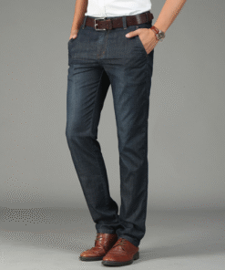 Men's straight-leg jeans new fashion trend 2018