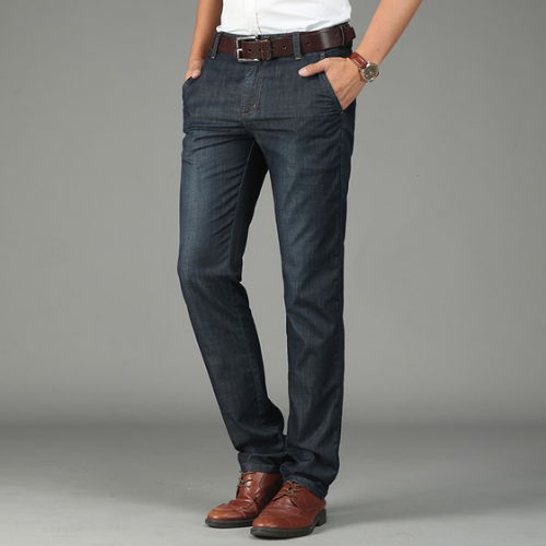 Men's straight-leg jeans new fashion trend 2018